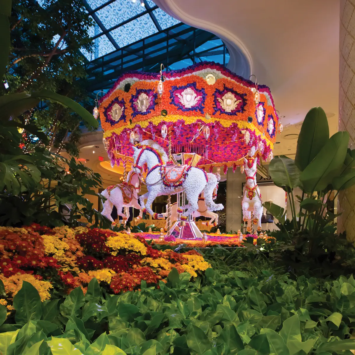Las Vegas general contractor theming build Wynn Floral Display